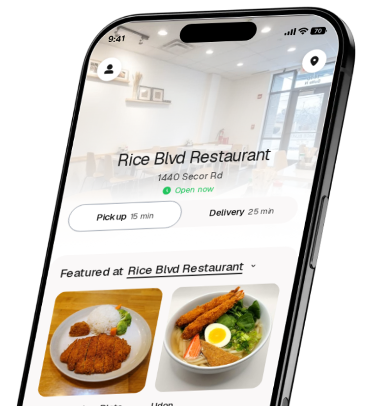 Rice Blvd Restaurant app preview